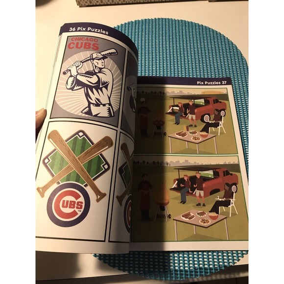 MLB Chicago Cubs Baseball Activity Book by Darla Hall GO CUBS! New - Picture 9 of 11